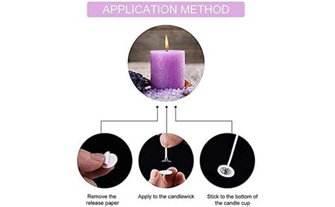 iKalaa® Candle Making Wick Stickers Candle Making Wick Stickers ...