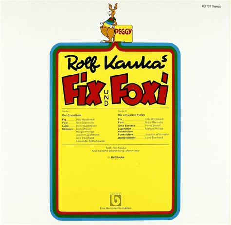 Fix und Foxi und ihre Abenteuer – Bertelsmann Vinyl Collection