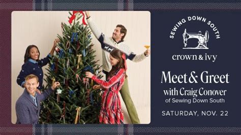 Meet & Greet with Craig Conover of Sewing Down South at Belk ...