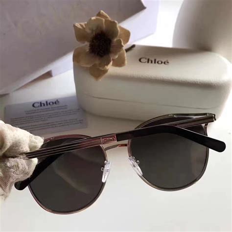 CHLOE官网圆框太阳镜 名牌太阳眼镜图片 高仿太阳眼镜货源 - 七七奢侈品