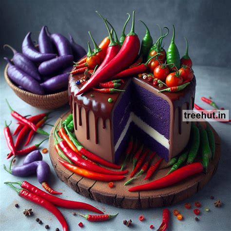 Chilly and Ube Cake Decoration Ideas