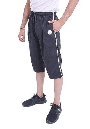 Buy ABHITHINDIA JDS Capri for Mens and Boys Pack 2 (M, Black) at Amazon.in