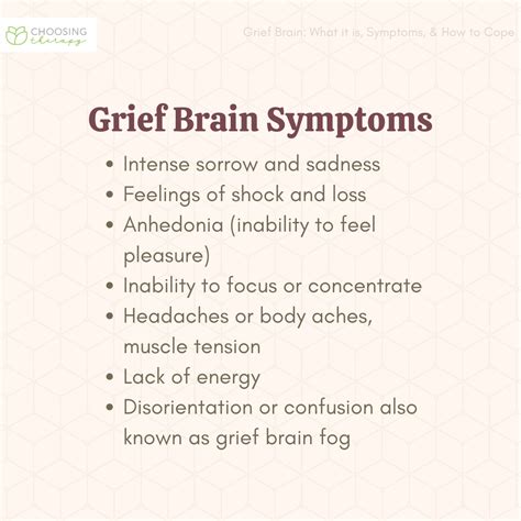 Understanding Grief Brain & How to Cope