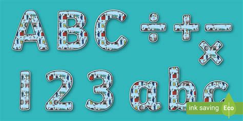 Garage and Mechanic Display Lettering (teacher made)