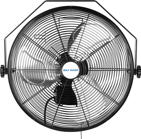 Amazon.com: BILT HARD 4300 CFM 18 in. Outdoor Wall Mount Fan, 3-Speed ...