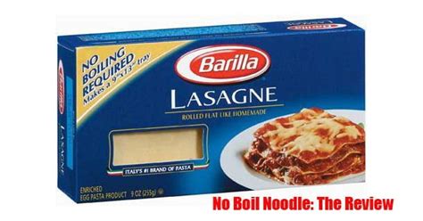 Review: No Boil Lasagna Noodles   SavoryReviews