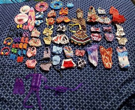 Buy 45 Pieces Doll Swimsuits Bathing Suits Include 22 Doll Bikini Beach ...