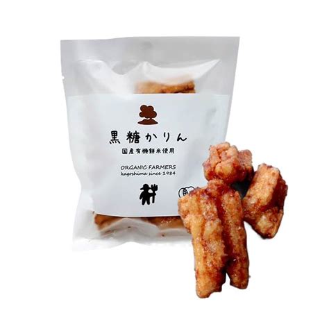 Organic Karinto Rice Crackers Soaked With Shoyu Brown Sugar 30g (Pack