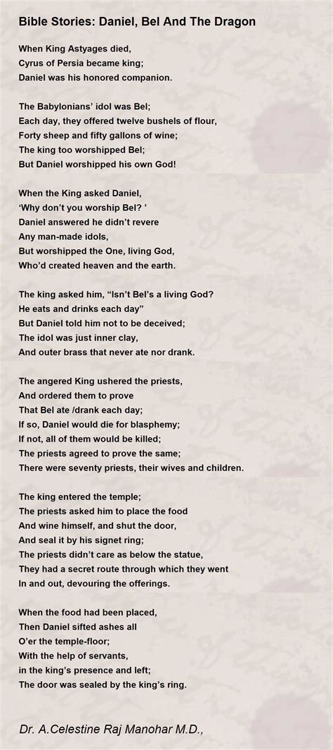 Bible And Bel The Dragon