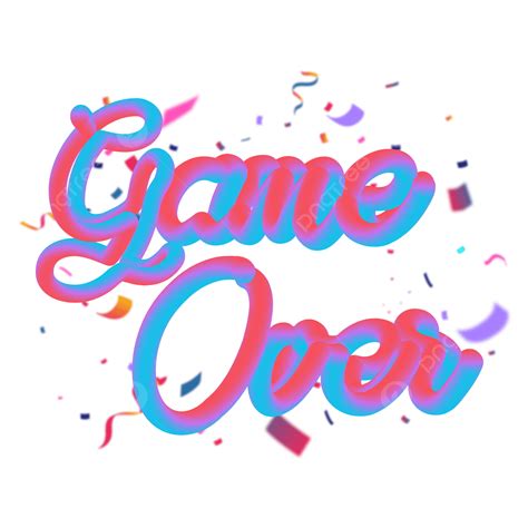 Image result for Game Over Text