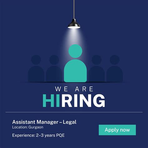 Hiring for the role of Assistant Manager - Legal | Invenia