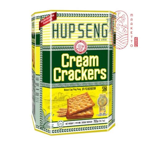 Jual Hup Seng Cream Crackers / Hupseng Biskuit Kaleng Cap Ping Pong ...