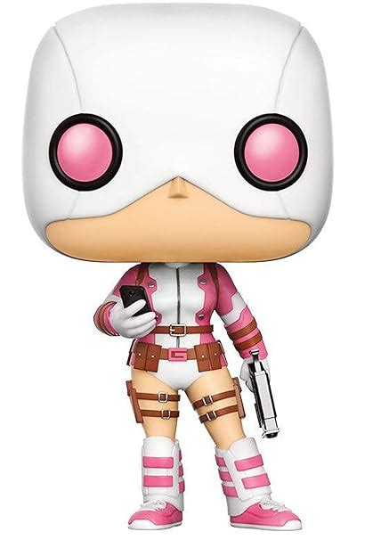 Funko Marvel Gwenpool with Gun and Phone Figure : No Name: Amazon.in ...