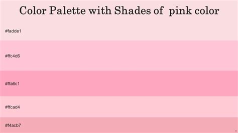 Shades Of Pink: Top 50 Shades, HEX RGB Codes Color, 45% OFF