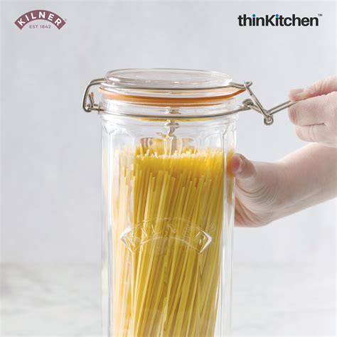 Buy Kilner 2 2 Litre Facetted Clip Top Jar Online at thinKitchen