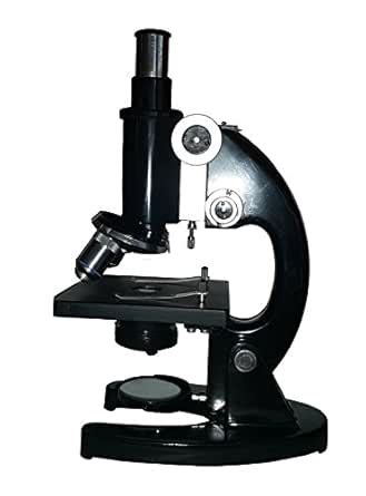 GLAB Student Compound Microscope with LED Lamp – 50 Blank + 2 Prepared ...
