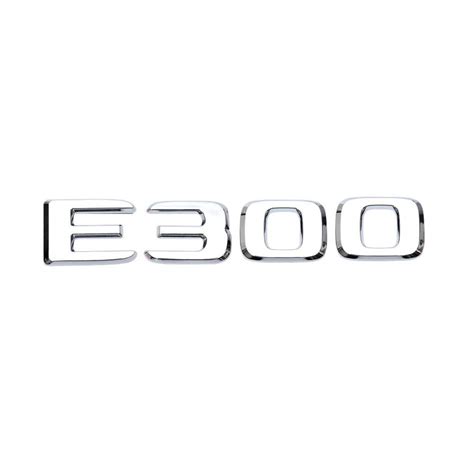 Binbin Car 3D Chrome Letters Number Trunk Rear Badge Emblem Emblems ...