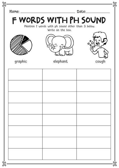 14 Ph Phonics Worksheets - Free PDF at worksheeto.com