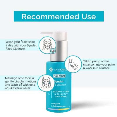 Buy Syndet Face Cleanser For Men Online at Best Price - SkinKraft