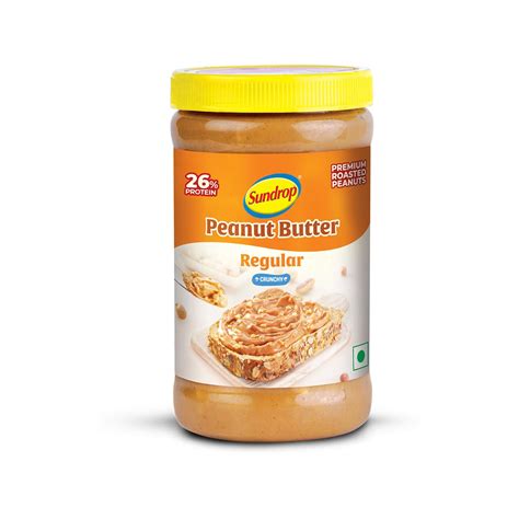 Sundrop Peanut Butter | Crunchy | 462 grams | With 26% Protein | 4% ...