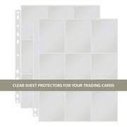Buy 9-Pocket Trading Card Binder Sleeves for 3 Ring Binders | Yugioh ...