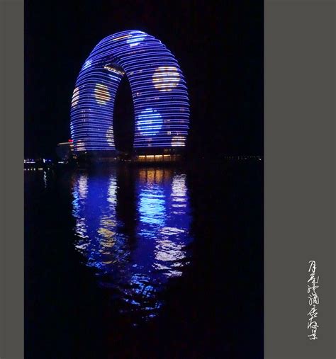 【湖州月亮湾酒店夜景摄影图片】湖州风光摄影_太平洋电脑网摄影部落