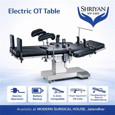 Ot and Delivery Tables - 6021 Electric C-Arm OT Table Trader ...