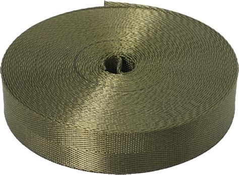 Nylon Webbing Straps, 1 Inch Wide Heavy Duty Nylon Strap, Durable Flat ...