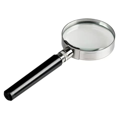 10X Magnifying Glass 2 Inch Handheld Glass Reading Magnifier For Small ...