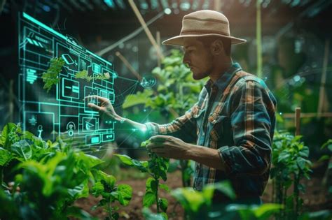 Farmer Using Technology 的图像结果