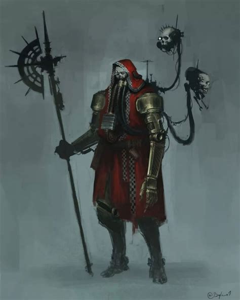 Tech-Priest - Art by Bojler b - 40K Gallery