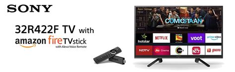 Sony Bravia 80cm (32 Inches) HD Ready LED TV with Fire TV Stick, KLV ...