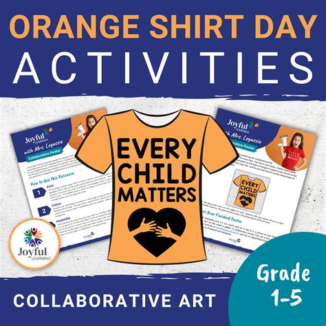 ORANGE SHIRT DAY | Collaborative Art Project - Joyful Learning Canada