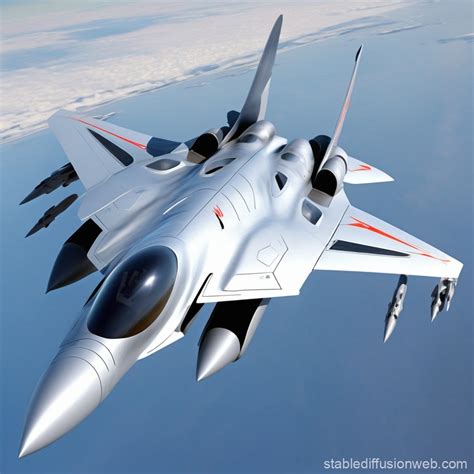 Futuristic Russian Fighter Jet Concept | Stable Diffusion Online
