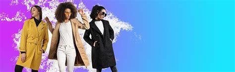 Buy Campus Sutra Women's Pink & Purple Ombre Long Coat With Flap Pocket ...