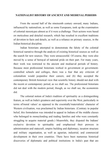 Nationalist history of ancient and medieval periods - NATIONALIST ...