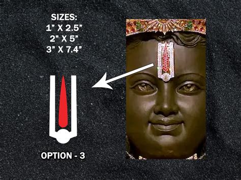 Buy Lord Rama Tilak Two Layer Car Decal Sticker Hindu Gods Decal Teeka ...