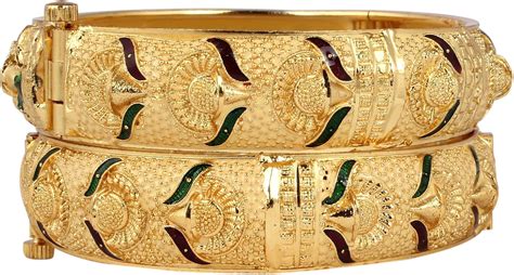 Buy JAIPUR ART JEWELLERS BRASS BANGLE SET fOR WOMAN at Amazon.in