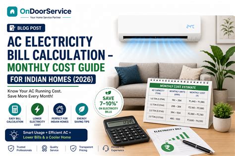 AC Electricity Bill Calculation – Monthly Cost Guide for Indian Homes ...