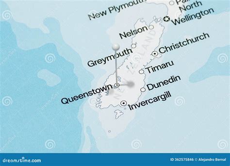 Political Map Of Queenstown New Zealand Political Map Of New Zealand