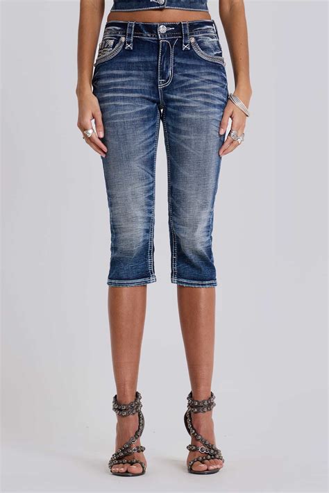 Shop Rock Revival Capri Jeans | Jaded London | Clothing