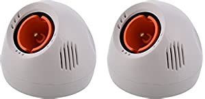 Adler H13 Make Plastic Dome Angle Bulb Holder Set (White, 2-Pieces ...