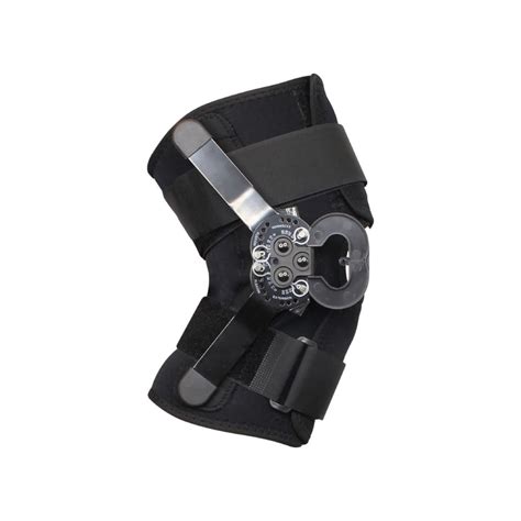 Buy Internal Deluxe Hinged Knee Brace for Knee Pain with Adjustable Compression Wrap & Open ...