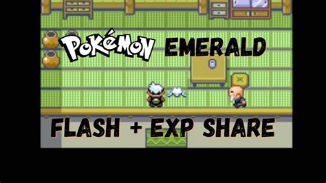 How to get Flash and Exp Share - Pokémon Emerald Walkthrough - YouTube