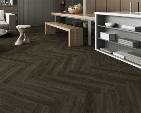LVT Herringbone Flooring, Herringbone Vinyl Click Flooring - Ecoflors