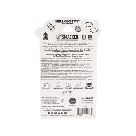 Snapklik.com : Lip Smacker Sanrio Hello Kitty And Friends Flavored ...