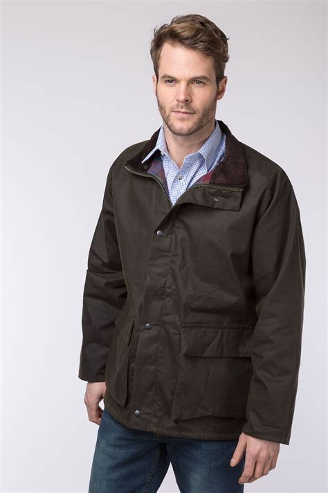 Mens Waxed Cotton Jacket UK | Mens Lightweight Wax Jacket | Rydale