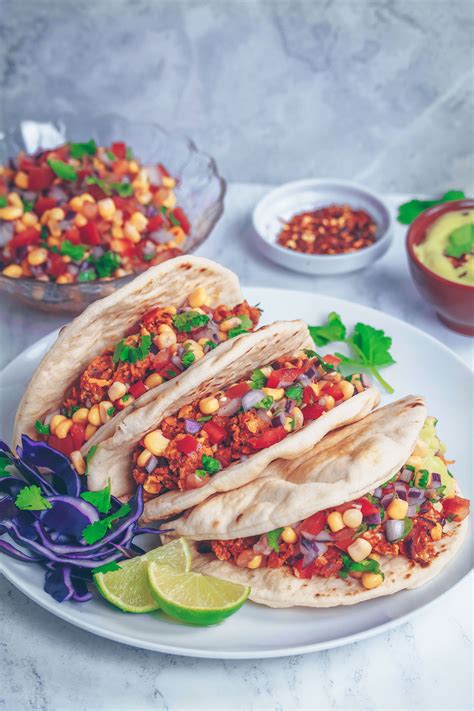Vegan Spicy Mexican Tacos - Nadia's Healthy Kitchen