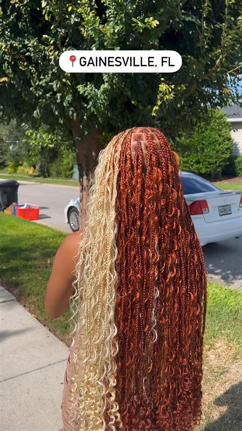 @duhitssyana | Locs hairstyles, Faux locs hairstyles, Ginger hair color