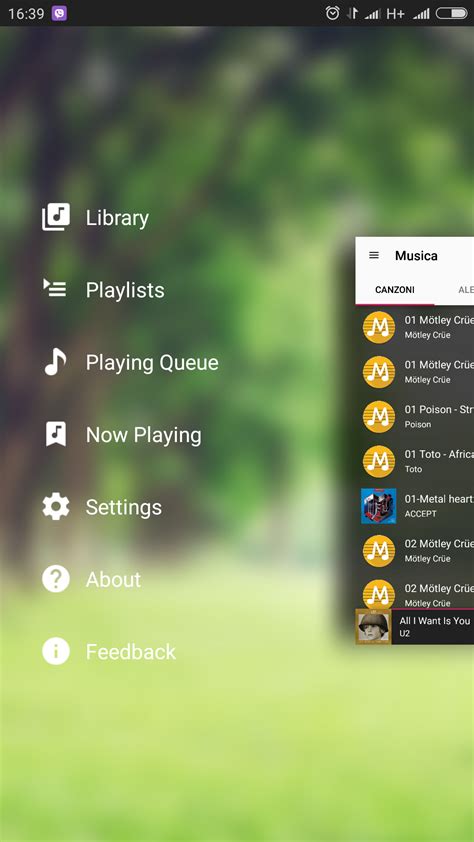 Musica - The Music Player è un riproduttore audio con vari stili grafici